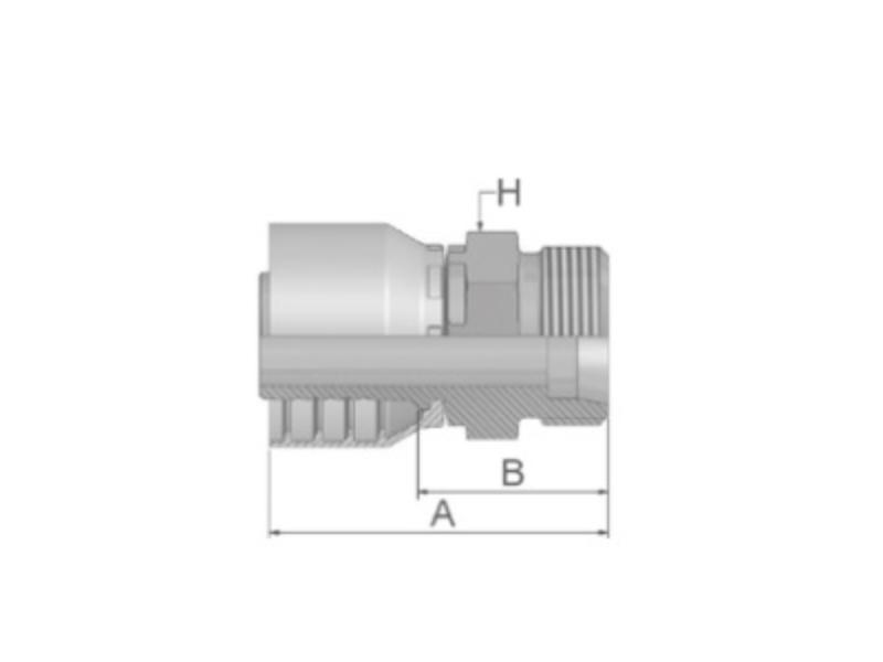 PARKER koncovka hydraulická 1D248-38-20