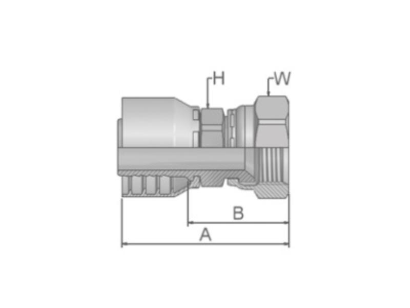 PARKER koncovka hydraulická 10648-16-16