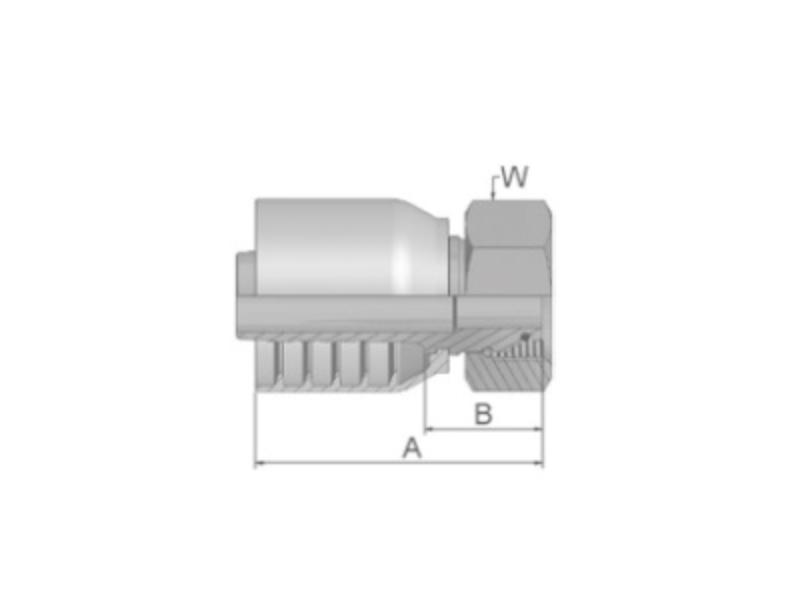 PARKER koncovka hydraulická 1C973-38-20
