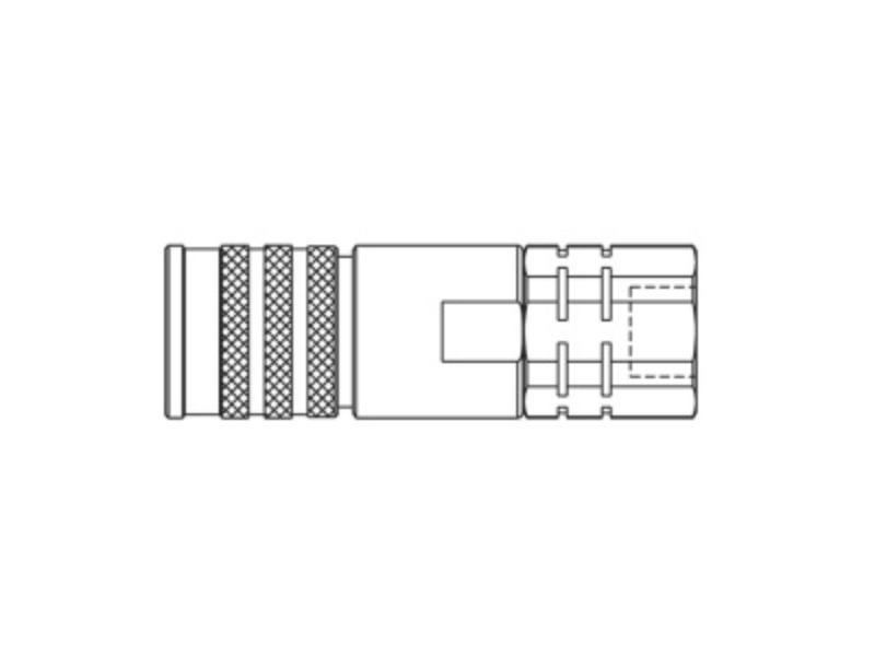 PARKER Rýchlospojka objímka FEC-501-12FB s eliminátorom tlaku, G3/4"