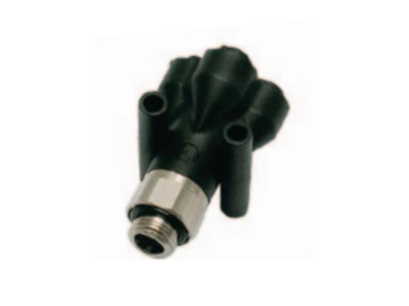 PARKER LEGRIS 4-násobný rozbočovač 3132 04 13 4 mm - 1/4 BSPP