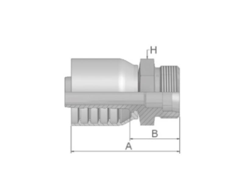 PARKER koncovka hydraulická 1D270-16-8