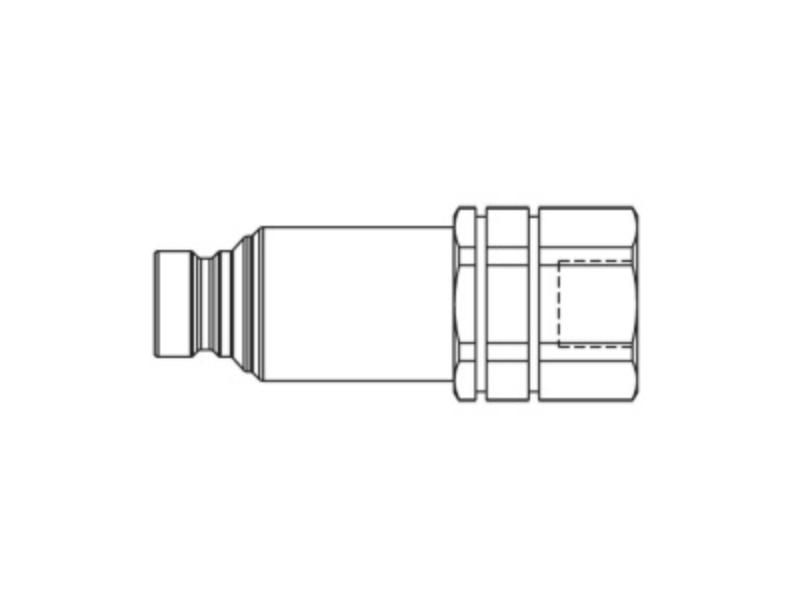PARKER Rýchlospojka zástrčka FEC-252-4FB s eliminátorom tlaku, G1/4"