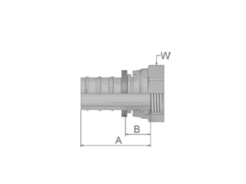 PARKER Push-Lok koncovka 39282-8-8B